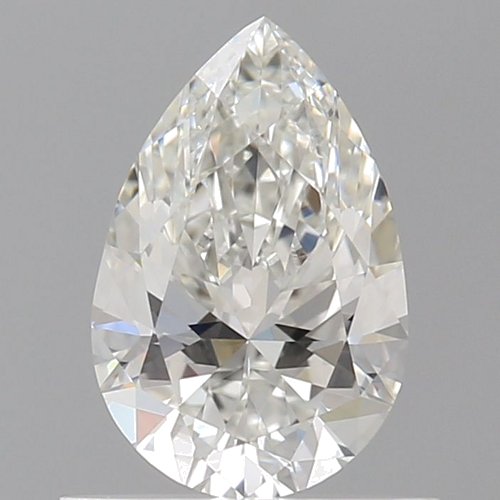 0.68 carat G-VVS2 Natūralus Pear Deimantas (1)