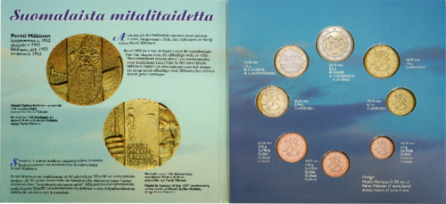 2001 Finland Euro Coin BU Set (1)