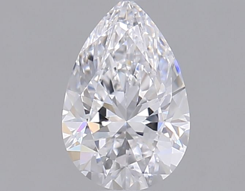 0.41 carat D-IF Natūralus Pear Deimantas (1)