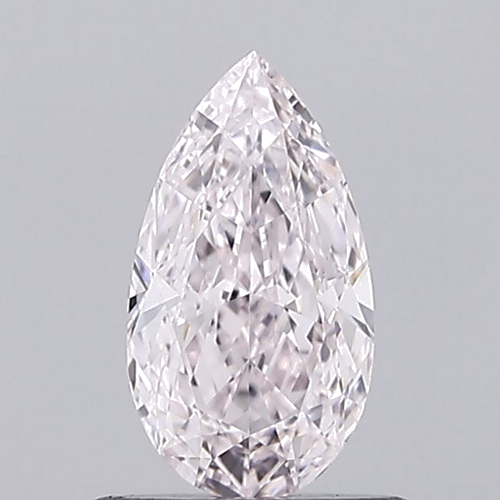 0.56 carat Light Pink-IF Natūralus Pear Deimantas (1)