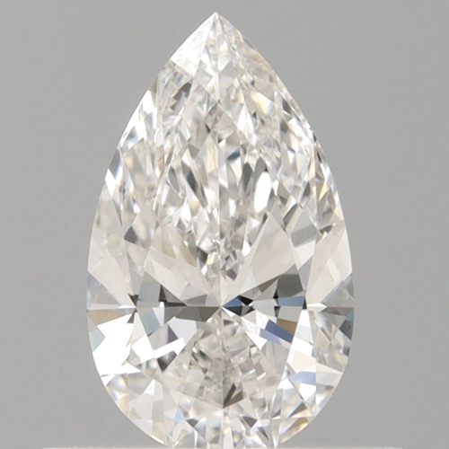 0.5 carat G-SI1 Natūralus Pear Deimantas (1)