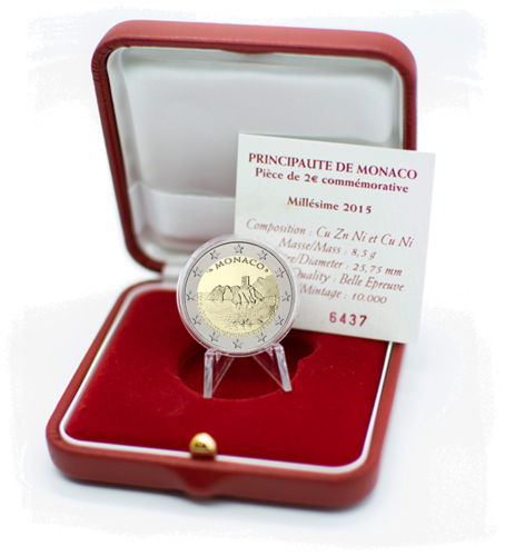 2015 Monaco First castle 2 euro coin (2)