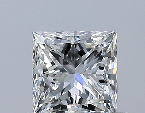 0.5 carat I-VS2 Natūralus Princess Deimantas (1)