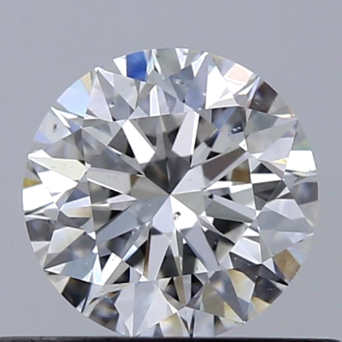 0.46 carat F-SI1 Excellent cut Natūralus Round Deimantas (1)