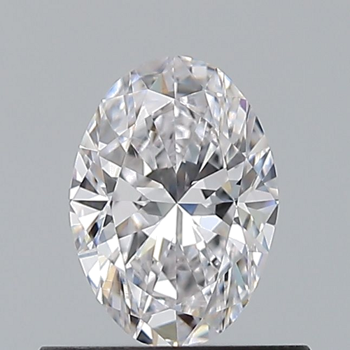 0.5 carat D-VVS2 Natūralus Oval Deimantas (1)