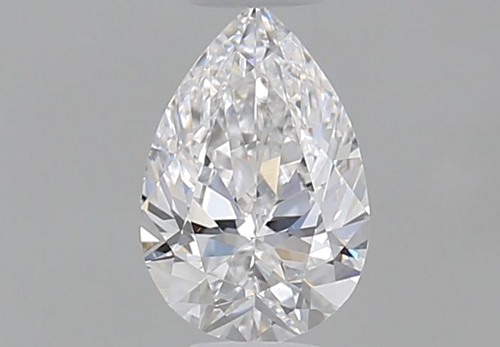 0.31 carat D-VVS2 Natūralus Pear Deimantas (1)