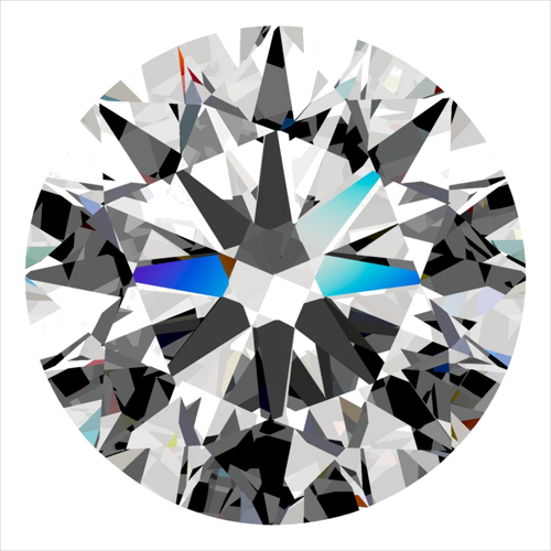 0.3 carat F-VS2 Excellent cut Natūralus Round Deimantas (1)
