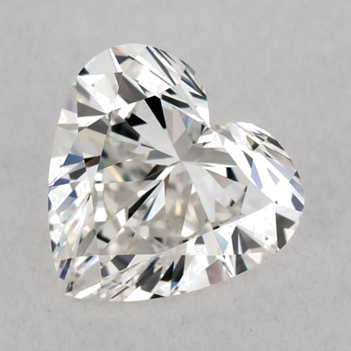 0.7 carat I-VVS1 Natūralus Heart Deimantas (1)