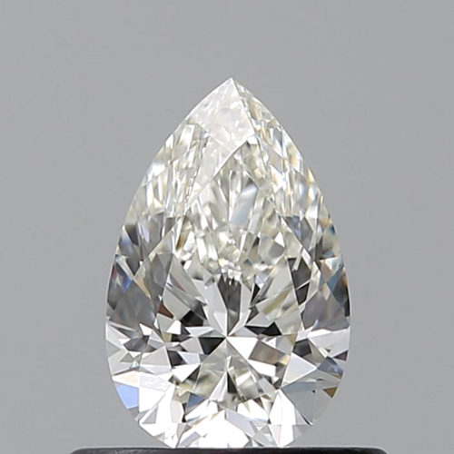 0.52 carat I-VVS2 Natūralus Pear Deimantas (1)