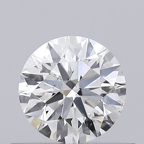 0.37 carat G-SI2 Excellent cut Natūralus Round Deimantas (1)