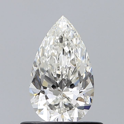 0.6 carat G-SI1 Natūralus Pear Deimantas (1)