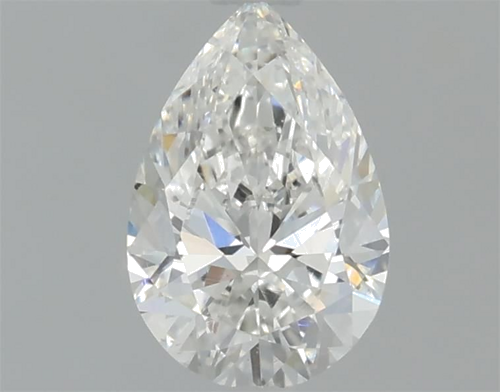 0.4 carat F-SI1 Natūralus Pear Deimantas (1)
