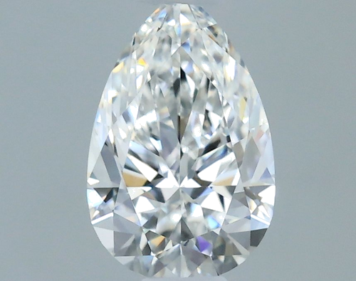 0.44 carat E-IF Natūralus Pear Deimantas (1)