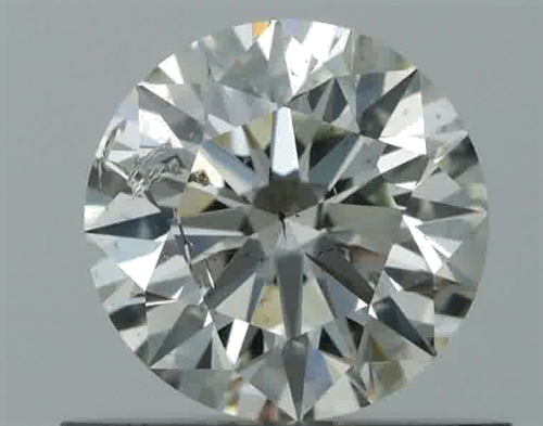 0.55 carat K-SI2 Excellent cut Natūralus Round Deimantas (1)