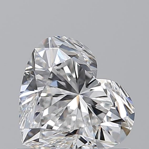 0.7 carat E-SI1 Natūralus Heart Deimantas (1)