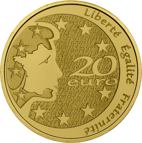 20 euro Mariana 2004 France gold coin (1)