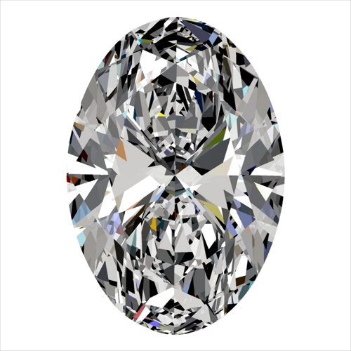 0.3 carat G-VVS1 Natūralus Oval Deimantas (1)