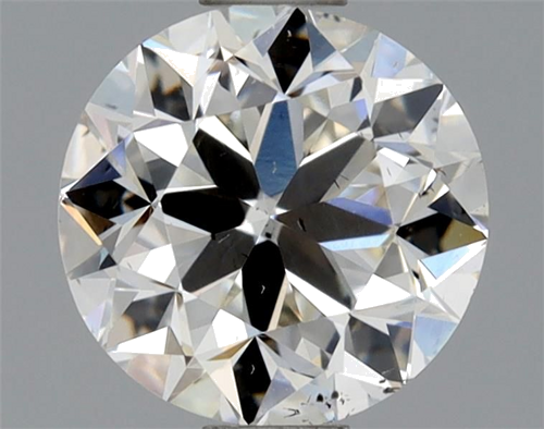 0.63 carat I-SI1 Excellent cut Natūralus Round Deimantas (1)