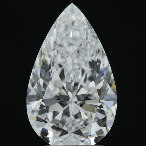 2.01 carat D-IF Natūralus Pear Deimantas (1)