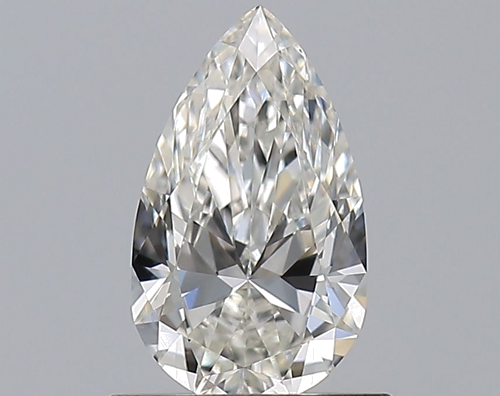 0.71 carat H-VS1 Natūralus Pear Deimantas (1)
