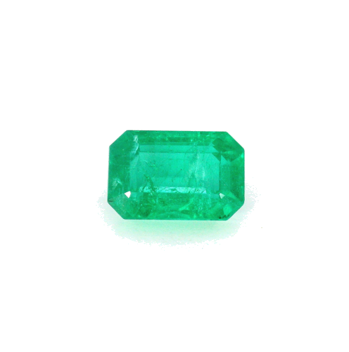 2.61 carat GREEN STEP cut Octagonal Smaragdas (1)