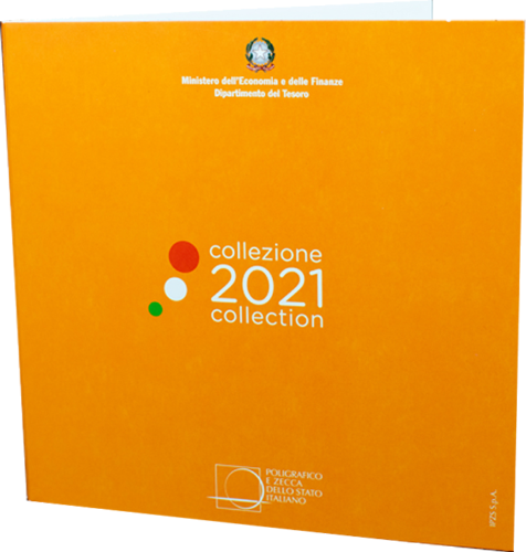 2021 Италия Набор монет евро BU (3)