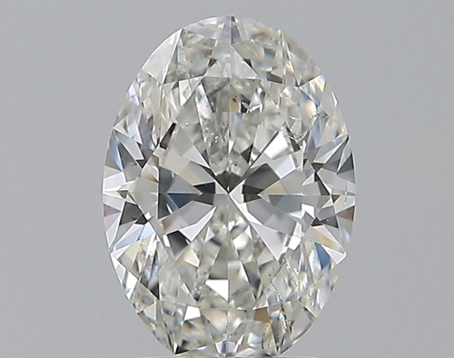 2.01 carat H-SI1 Natūralus Oval Deimantas (1)