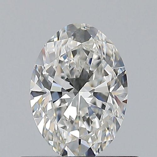 0.59 carat G-VVS1 Natūralus Oval Deimantas (1)