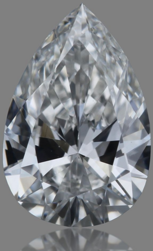 0.27 carat F-VVS2 Natūralus Pear Deimantas (1)