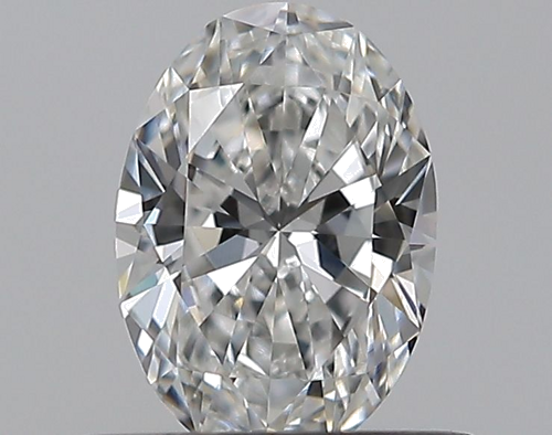 0.42 carat E-VVS2 Natūralus Oval Deimantas (1)