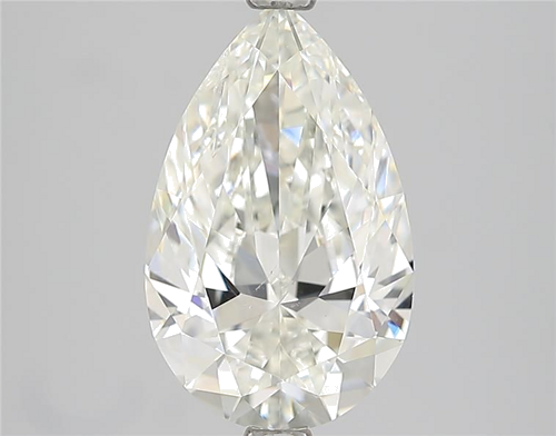 3.05 carat J-SI1 Natūralus Pear Deimantas (1)