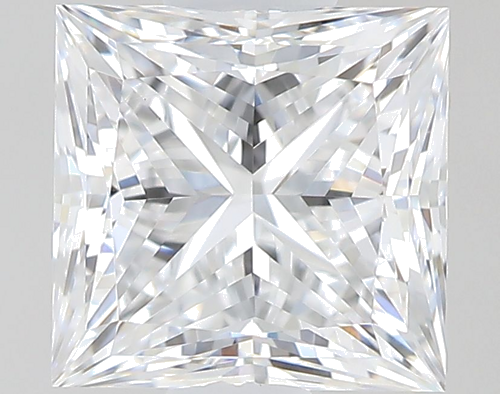 0.61 carat D-VS1 Natūralus Princess Deimantas (1)