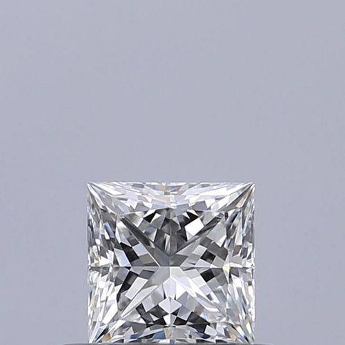 0.38 carat E-VVS1 Natūralus Princess Deimantas (1)