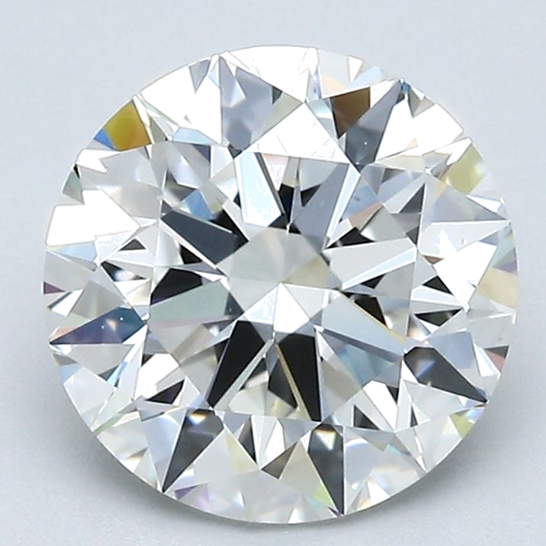 2.5 carat H-VS1 Excellent cut Natūralus Round Deimantas (1)