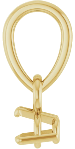 Pakabukas „Round 3-Prong“ 14k yellow gold Round 2.5mm (3)