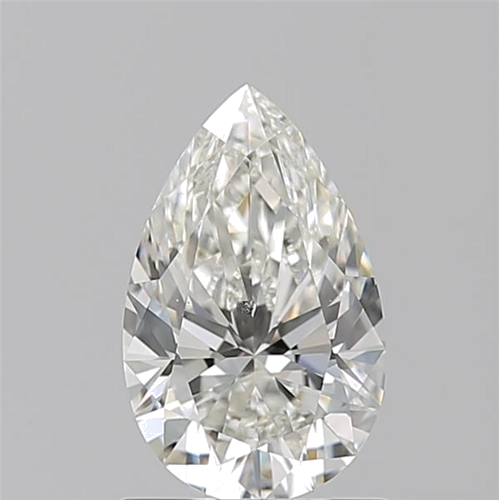 1.08 carat I-SI1 Natūralus Pear Deimantas (1)