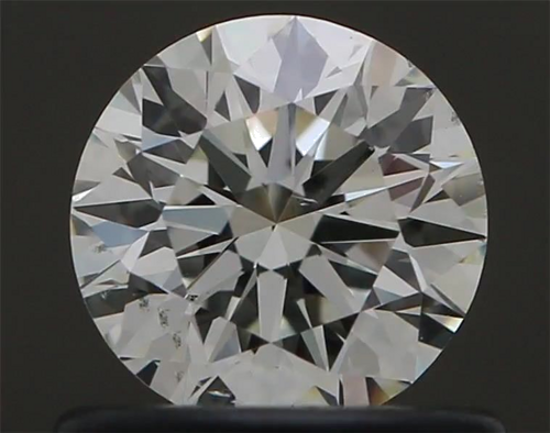 0.61 carat K-SI1 Excellent cut Natūralus Round Deimantas (1)