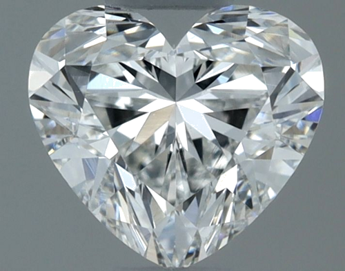 0.61 carat G-VS2 Natūralus Heart Deimantas (1)