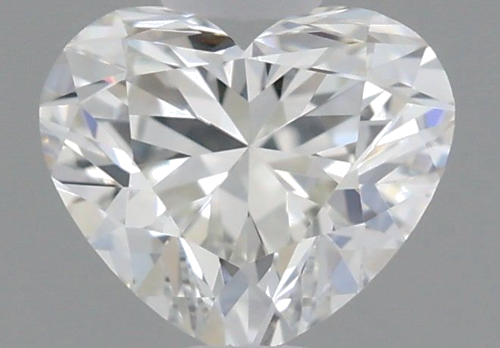 0.4 carat J-VVS2 Natūralus Heart Deimantas (1)