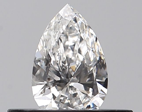 0.26 carat F-VVS1 Natūralus Pear Deimantas (1)