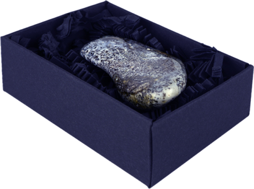 Blue amber nugget (5)