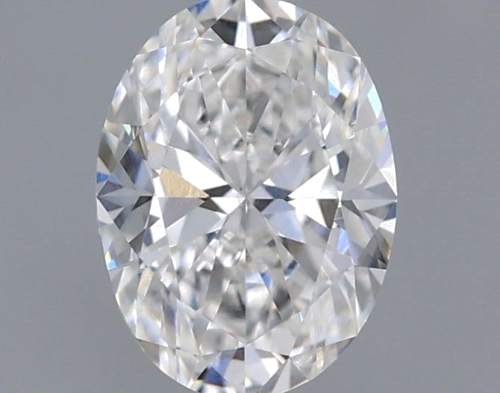 0.6 carat F-VVS2 Natūralus Oval Deimantas (1)