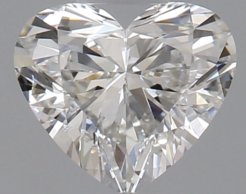 0.52 carat G-VVS2 Natūralus Heart Deimantas (1)