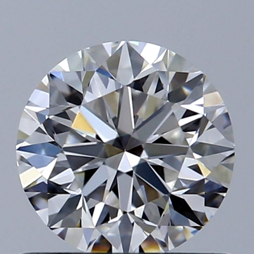 0.7 carat F-VVS2 Very Good cut Natūralus Round Deimantas (1)