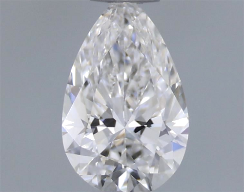 0.32 carat E-VVS1 Natūralus Pear Deimantas (1)