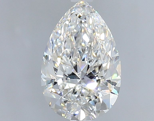 1.5 carat F-VS1 Natūralus Pear Deimantas (1)