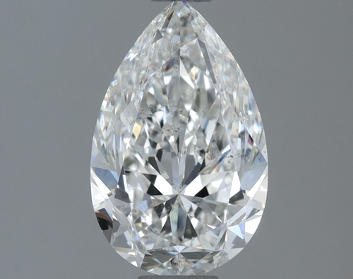 1.3 carat H-SI1 Natūralus Pear Deimantas (1)