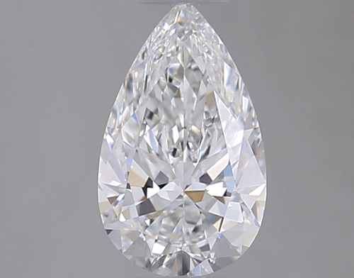 0.52 carat D-VVS2 Natūralus Pear Deimantas (1)