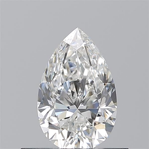 0.53 carat G-VVS2 Natūralus Pear Deimantas (1)