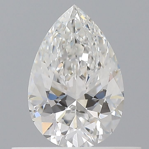 0.5 carat F-VVS1 Natūralus Pear Deimantas (1)